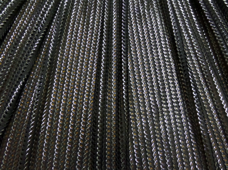 2.Silver Black Chainmail Mesh